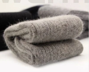1/3 Pairs Pure Angora 100% Wool Cashmere Thick Socks Mens Warm Comfortab Winter  - Picture 1 of 8