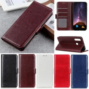 Leather Card Wallet Phone Case For Motorola E22S G32 G42 G51 G52 G82 G200 - Picture 1 of 40