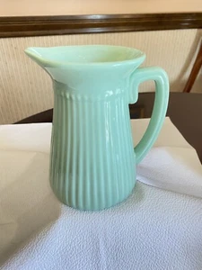 Vintage ceramic water juice pitcher  Vase  David ribbed pattern - Picture 1 of 10