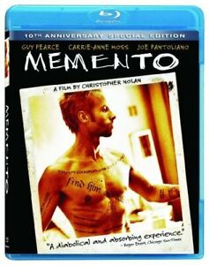 MEMENTO (Guy Pearce Carrie Anne Moss Joe Pantoliano) New REGION A Blu Ray