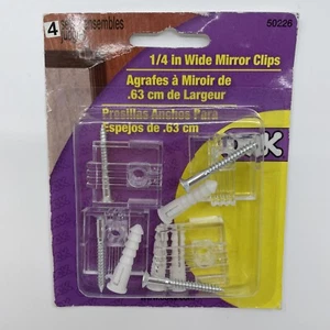 OOK Hillman 50226 534016 Clip porta specchi in plastica 1/4" confezione da 4 - Foto 1 di 2
