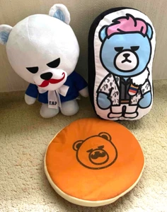 BIGBANG T.O.P KRUNK Plush Toy Sitting Doll K-POP 15 in Cushion Limited Rare - Picture 1 of 7