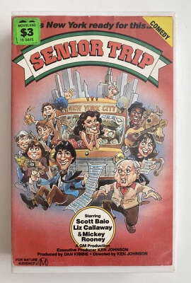 Senior Trip [VHS] CIC THG Video Ex-Rental Tape Scott Baio Mickey Rooney 1981 - image 1 of 4