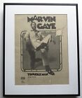 Marvin Gaye Trouble Man original 1973 ad poster framed 42 x 52 cm FREE SHIPPING