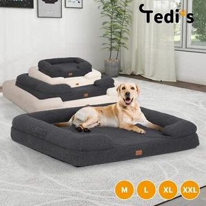 Tedi’s Orthopedic Dog Bed Pet Calming Mat Memory Foam Removable Washable Portabl - Picture 1 of 28