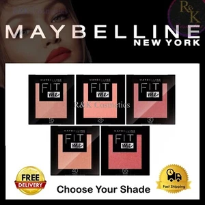 Maybelline New York Fit Me Blush Blusher - CHOOSE YOUR SHADE - New & Sealed - Picture 1 of 25