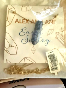 Collar Alex and Ani Sodalita 14KGP Plata de Ley Cadena Ajustable Nuevo Con Etiquetas - Imagen 1 de 8