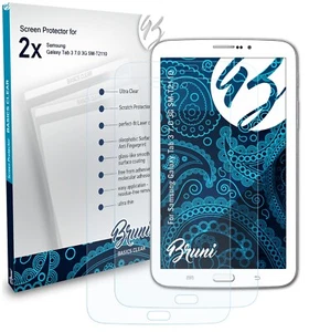 Bruni 2x Screen Protector for Samsung Galaxy Tab 3 7.0 3G SM-T2110 - Picture 1 of 8