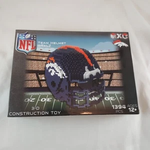 NFL Denver Broncos BRXLZ Team Helmet 3D Construction Toy 1394 Pcs Ages 12+ - Picture 1 of 8