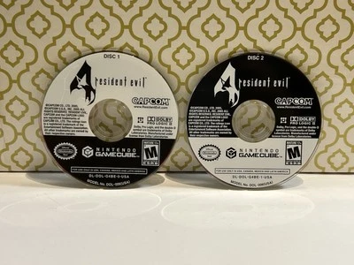 Resident evil 4 (Nintendo GameCube, 2005) Discs Only  Tested&Working US VERSION - Image 1 of 4