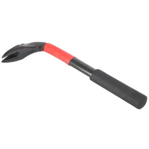 Mini Nail Puller 9 Inch Pry Bar with Heat Treated Steel and Antislip Handle - Picture 1 of 8