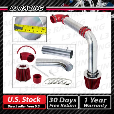 KIT ADMISIÓN AIRE FRÍO ROJO + FILTRO PARA DODGE 95-00 AVENGER 2.0L 2.5L Foto 1 de 4