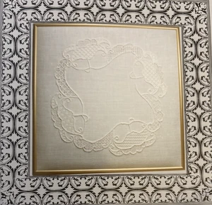 Vtg Rare Dresden Lace Embroidery 1992 pattern by Pat Grappe - Picture 1 of 3