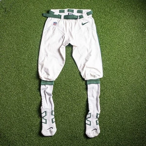 New York Jets Nike Team Issued Game On-Field Pants & Socks NFL Auth White Sz 34 - Picture 1 of 18