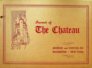 The Chateau Restaurant Rochester NY Souvenir Photo & Folder - Picture 1 of 3