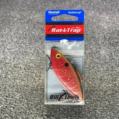Isca artificial Bill Lewis Rat-L-Trap 1/2 oz Lipless 3" TSY8 vermelha sombra (tinta modificada) - Imagem 1 de 3