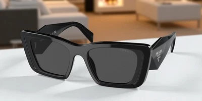 PRADA PR 08YS 1AB5S0 Black Dark Grey 51 mm Women's Sunglasses - Image 1 of 2