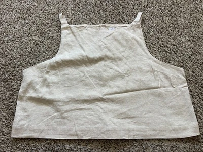 Top Gap para mujer XXL cuello cuadrado cuatro botones traseros mezcla de lino NUEVO Foto 1 de 4