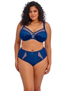 ELOMI CATE ALLURE LAPIS UNDERWIRE FULL CUP BANDED BRA & FULL BRIEF 36FF /14FF 14 - Picture 1 of 1