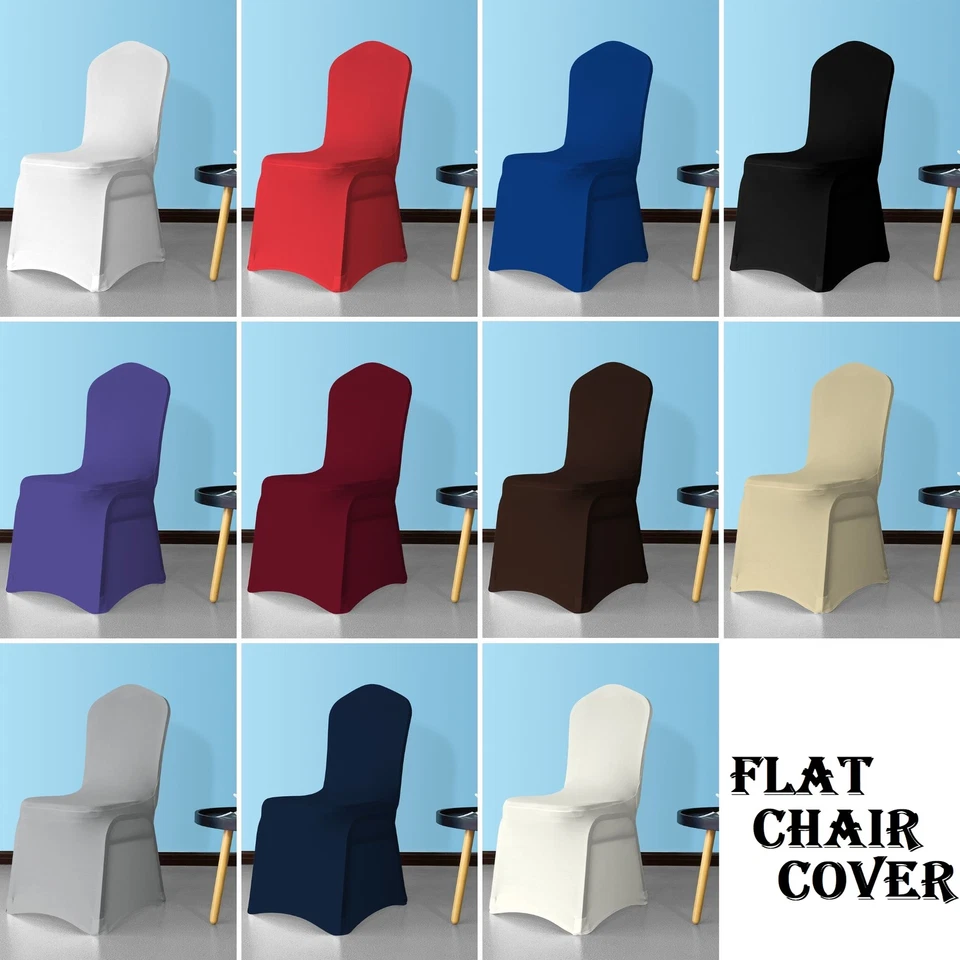 1-150x Spandex Ess Stuhl Bezüge Slip Sitzbezug Stretch Abnehmbare für Hochzeit - Bild 1 von 1