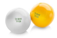 Set of 6 Drakes Pride Standard Outdoor Yellow Lawn Bowls Jacks (63-64mm) (UK)