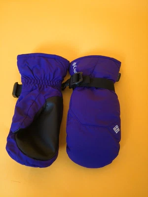COLUMBIA TODDLER YOUTH KIDS MITTS MITTENS GLOVES PURPLE COLD WEATHER OS - Image 1 of 4