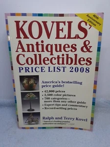 Kovels' Antiques & Collectibles Price List 2008~ The Bestselling Price Guide - Picture 1 of 5
