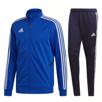 adidas trainingsanzug blau weiß