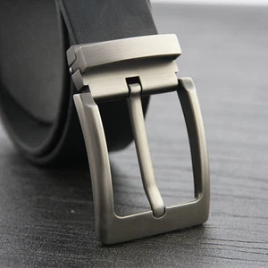 1PCS Silver Gray Quality Pin Buckle for Mens Belt - Picture 1 of 7