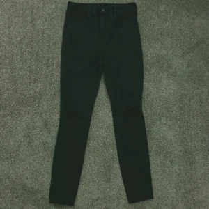 American Eagle Black Jegging Women Sz 8 Ne(x)t Level Stretch Distressed HOLES - Picture 1 of 12