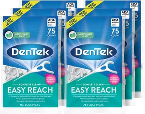 Dentek Comfort Clean empfindliches Zahnfleisch Zahnseide Picks, 75 Stück (6er Pack) - Bild 1 von 12