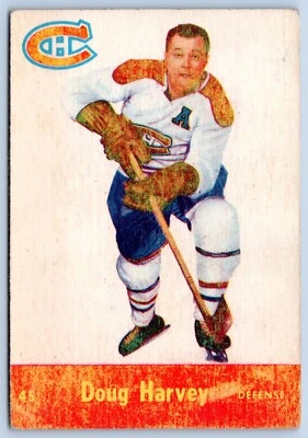 DOUG HARVEY 1955-56 PARKHURST 55-56 #45 VG+          71711 - Image 1 of 2