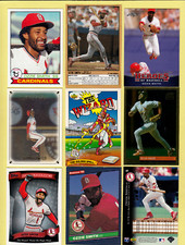 9 card oddball lof OZZIE SMITH Canada General Mills Heritage GOLD Rush Wiz NICE+