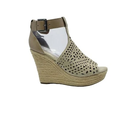 Marc Fisher HASINA Suede Natural Platform Wedge Women's Size 8.5 - Image 1 of 4