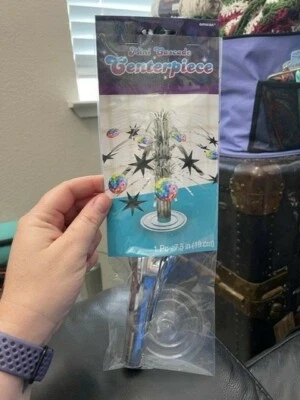 Disco Fever Party Supplies Mini Cascade Centerpiece 7.5" 1ct New!!! - Image 1 of 2
