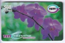 AMERIQUE TELECARTE / PHONECARD .. ILES TRINITAD & TOBAGO 60$ TSTT ORCHIDEE +N°