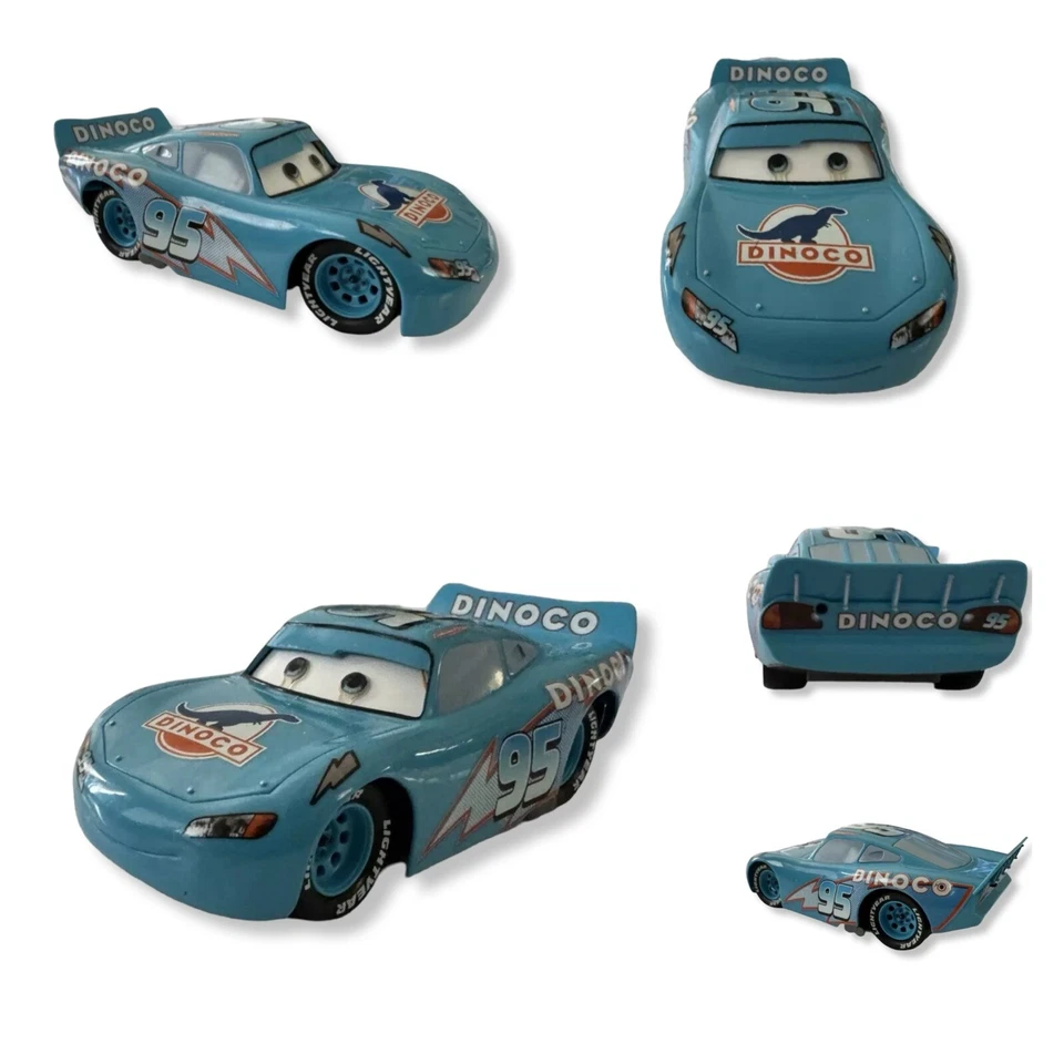 Disney Pixar Cars Dinoco Blue Lightning McQueen Moving Moments Usado en Excelente Condición Difícil de Encontrar RARO Foto 1 de 4