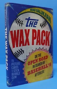 THE WAX PACK BY BRAD BALUKJIAN, SIGNED-INSCRIBED-PERSONALIZED - Picture 1 of 18