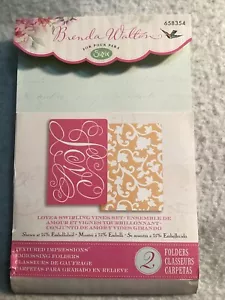SIZZIX Texture Impressions Prägefolder LOVE & SWIRLING VINES SET - 658354 - Bild 1 von 4