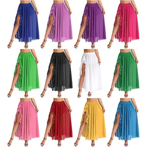 Damen Rock Karneval Tanzkleidung Kostüm Bauchtanz Tribal Lyrisch Sexy Kleid - Bild 1 von 143