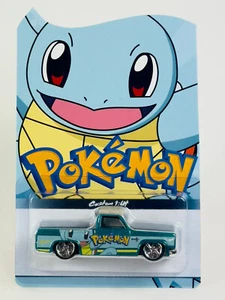 Hot Wheels '83 Chevy Silverado POKEMON V4 ON CUSTOM CARD RR - Picture 1 of 1