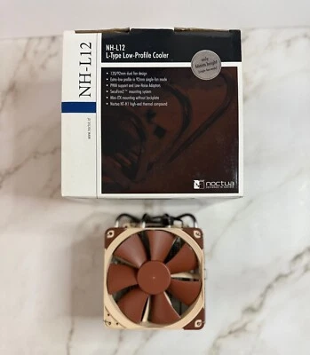 Noctua NH-L12 120mm & 92mm SSO Bearing PWM Fans L-Type Low Profile CPU Cooler - Image 1 of 4