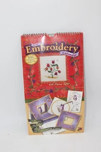 2006 Stickmonat Wandkalender Marnie Ritter Kit Blumenmuster 12-teilig Rahmen - Bild 1 von 8