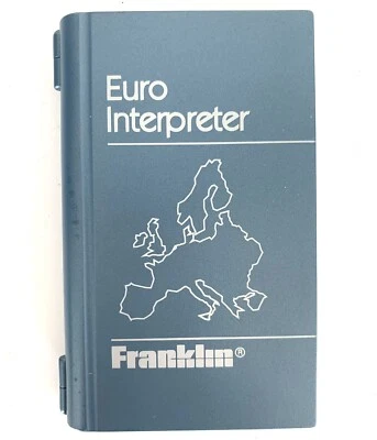 FRANKLIN EURO INTERPRETER USES 12 LANGUAGES  Franklin TG-470 Working New Battery - Image 1 of 4