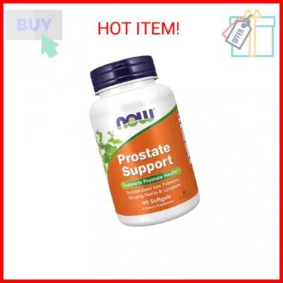 Suplementos NOW Foods, soporte para próstata, soporte para próstata, con sierra estandarizada Foto 1 de 2