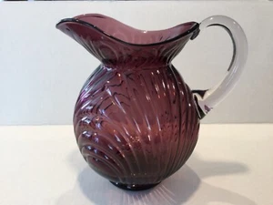 Cambridge Caprice Amethyst 8 3/4" 80 oz Doulton Pitcher - Picture 1 of 10