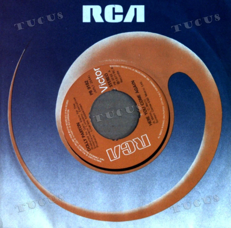 Dolly Parton - Here You Come Again 7" (VG+/VG+) '* - Image 1 of 1