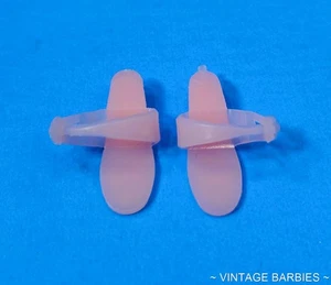 RARE Vintage Ideal Tammy Doll Pink Sandals Japan MINTY - 1960's - Picture 1 of 2