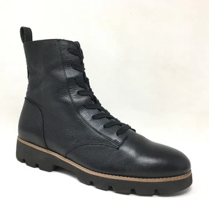 Vionic Lani Combat Boots Booties Schuhe Damengröße 9 schwarz Leder Orthese - Bild 1 von 9