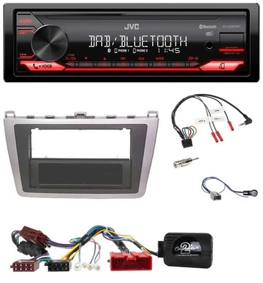 JVC Bluetooth USB DAB Lenkrad Autoradio für Mazda 6 2010-2012 aktiv - Bild 1 von 4